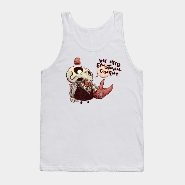 We Need Emotional Content Tank Top by jesse.lonergan